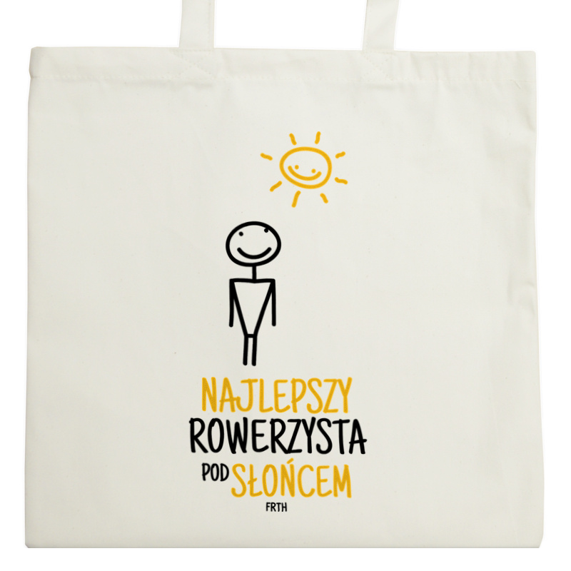 Najlepszy Rowerzysta Pod Słońcem - Torba Na Zakupy Natural