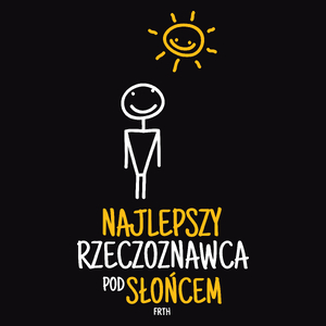 Najlepszy Rzeczoznawca Pod Słońcem - Męska Koszulka Czarna