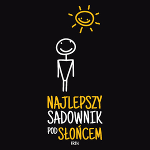 Najlepszy Sadownik Pod Słońcem - Męska Koszulka Czarna