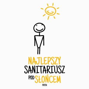 Najlepszy Sanitariusz Pod Słońcem - Poduszka Biała