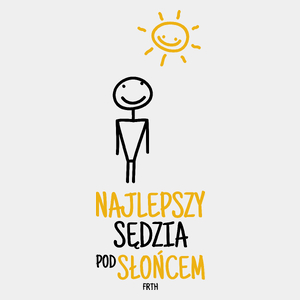 Najlepszy Sędzia Pod Słońcem - Męska Koszulka Biała