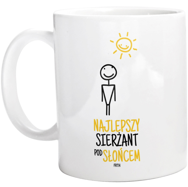 Najlepszy Sierżant Pod Słońcem - Kubek Biały