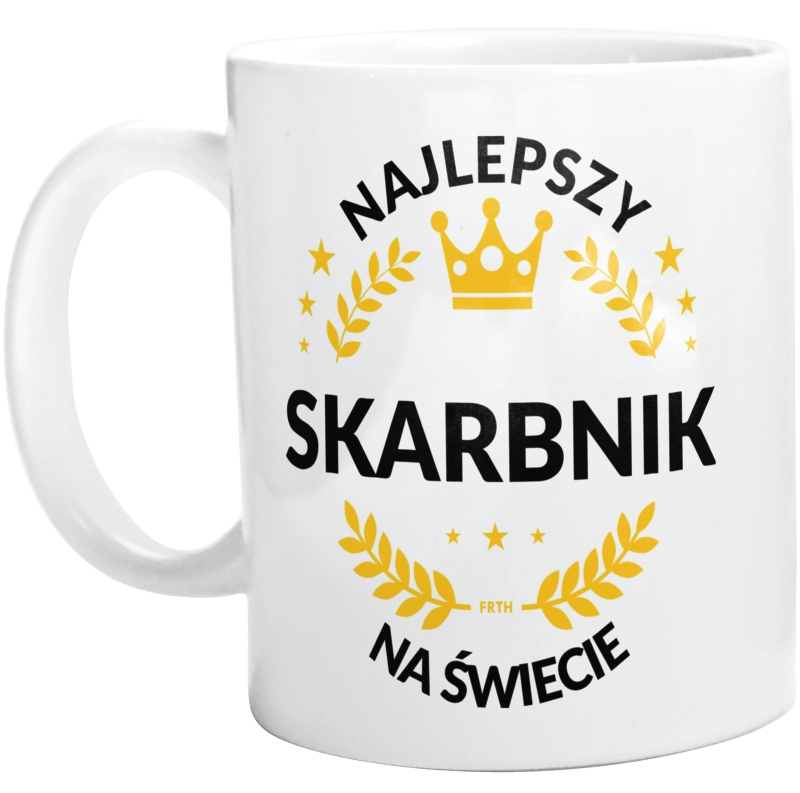 Najlepszy Skarbnik Na Świecie - Kubek Biały