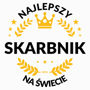 Najlepszy Skarbnik Na Świecie - Poduszka Biała