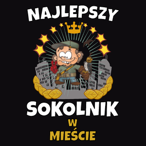 Najlepszy Sokolnik W Mieście - Męska Koszulka Czarna