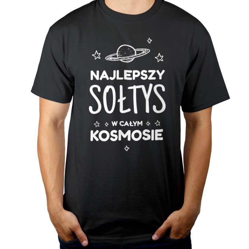 Najlepszy Sołtys W Kosmosie - Męska Koszulka Szara