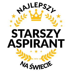 Najlepszy Starszy Aspirant Na Świecie - Kubek Biały