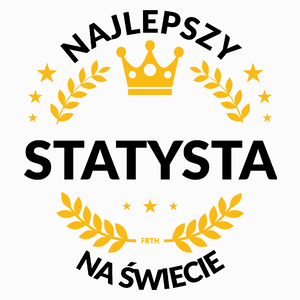 Najlepszy Statysta Na Świecie - Poduszka Biała