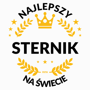 Najlepszy Sternik Na Świecie - Poduszka Biała