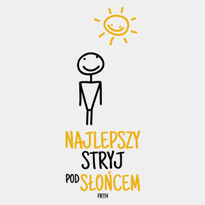 Najlepszy Stryj Pod Słońcem - Męska Koszulka Biała