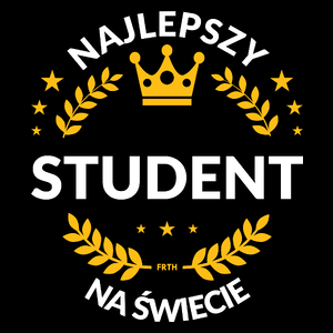 Najlepszy Student Na Świecie - Torba Na Zakupy Czarna