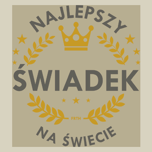 Najlepszy Świadek Na Świecie - Torba Na Zakupy Natural