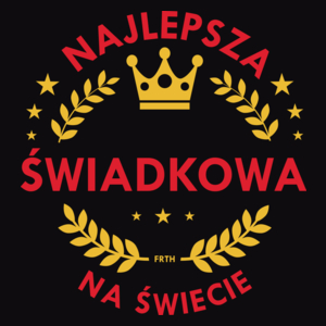 Najlepszy Świadkowa Na Świecie - Męska Bluza z kapturem Czarna