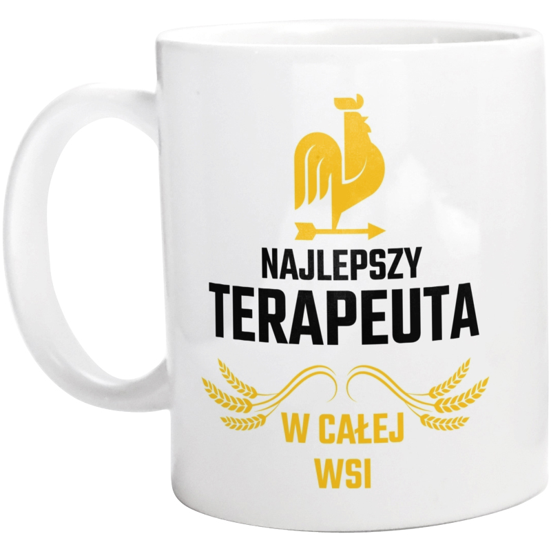 Najlepszy Terapeuta W Całej Wsi - Kubek Biały