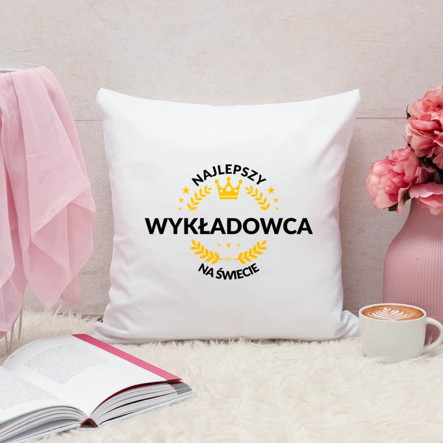 Najlepszy Wykładowca Na Świecie - Poduszka Biała