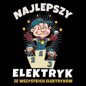 Najlepszy Z Najlepszych Elektryk - Torba Na Zakupy Czarna