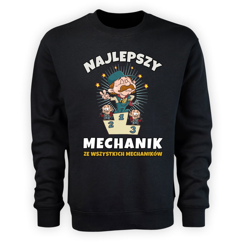 Najlepszy Z Najlepszych Mechanik - Męska Bluza Czarna