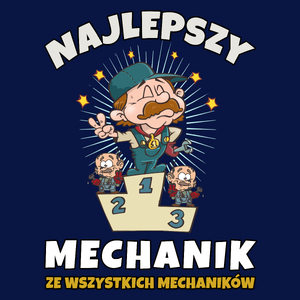 Najlepszy Z Najlepszych Mechanik - Męska Koszulka Ciemnogranatowa