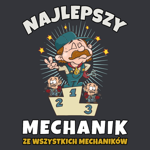 Najlepszy Z Najlepszych Mechanik - Męska Koszulka Szara