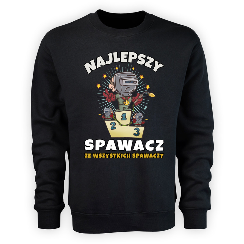 Najlepszy Z Najlepszych - Spawacz - Męska Bluza Czarna