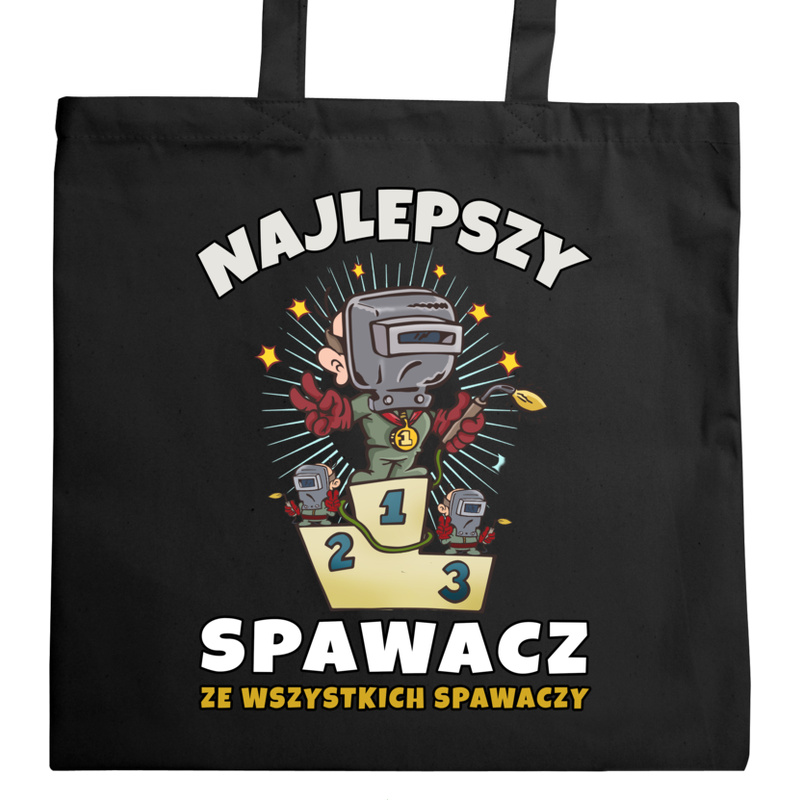 Najlepszy Z Najlepszych - Spawacz - Torba Na Zakupy Czarna