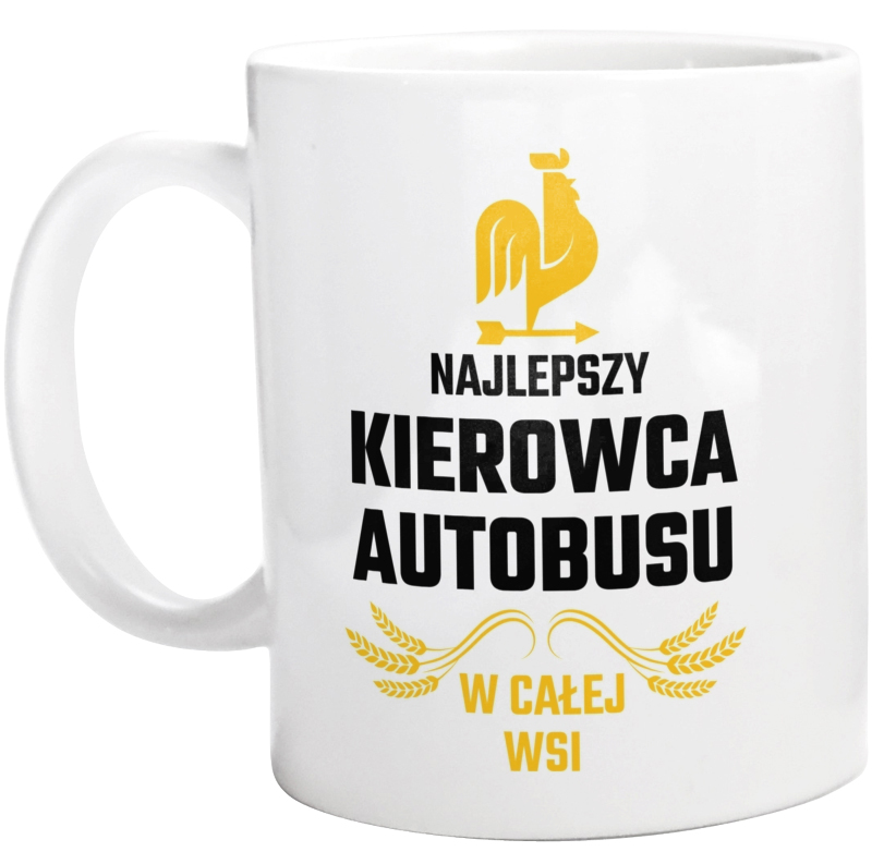 Najlepszy kierowca autobusu w całej wsi - Kubek Biały