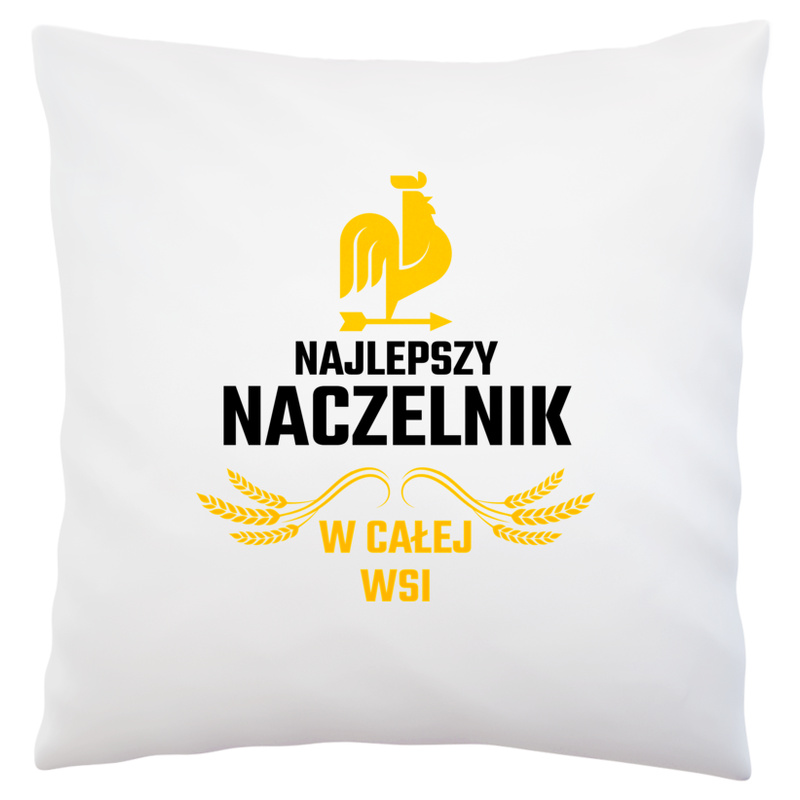 Najlepszy naczelnik w całej wsi - Poduszka Biała