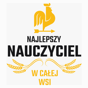 Najlepszy nauczyciel w całej wsi - Poduszka Biała