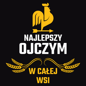 Najlepszy ojczym w całej wsi - Męska Bluza Czarna