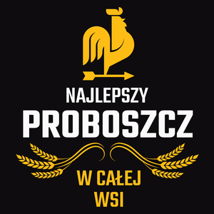 Najlepszy proboszcz w całej wsi - Męska Koszulka Czarna