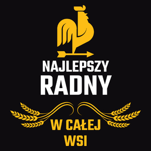 Najlepszy radny w całej wsi - Męska Bluza Czarna