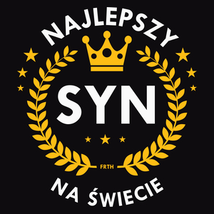 Najlepszy syn na świecie - Męska Bluza z kapturem Czarna