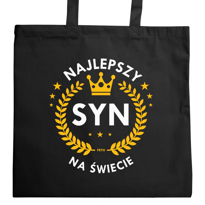 Najlepszy syn na świecie - Torba Na Zakupy Czarna