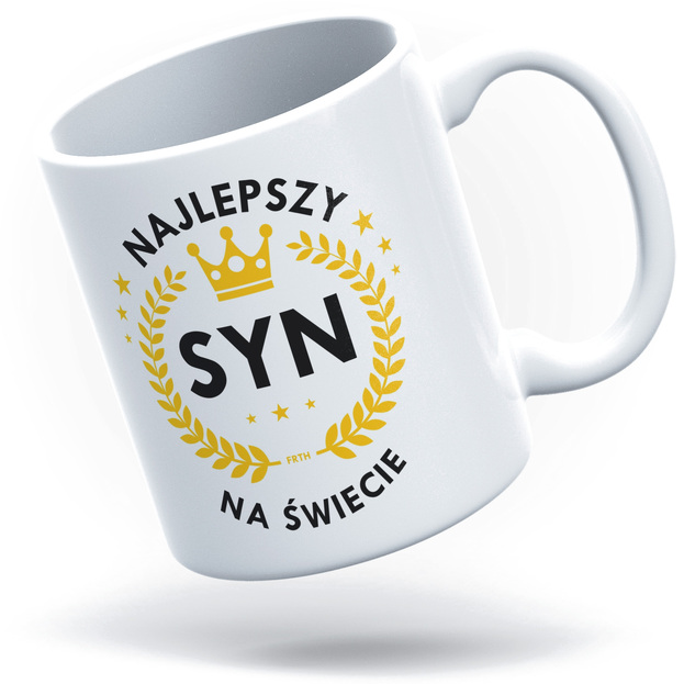 Najlepszy syn na świecie - Kubek Biały