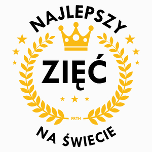 Najlepszy zięć na świecie - Poduszka Biała