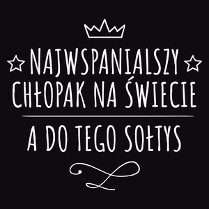 Najwspanialszy Chłopak A Do Tego Sołtys - Męska Bluza z kapturem Czarna