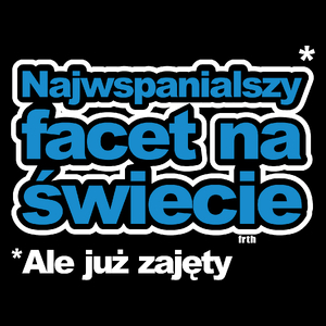 Najwspanialszy Facet Na Świecie - Torba Na Zakupy Czarna