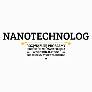 Nanotechnolog - Rozwiązuje Problemy O Których Nie Masz Pojęcia - Poduszka Biała