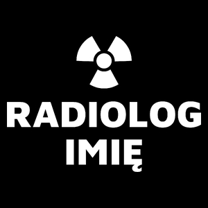 Napis Radiolog - Torba Na Zakupy Czarna