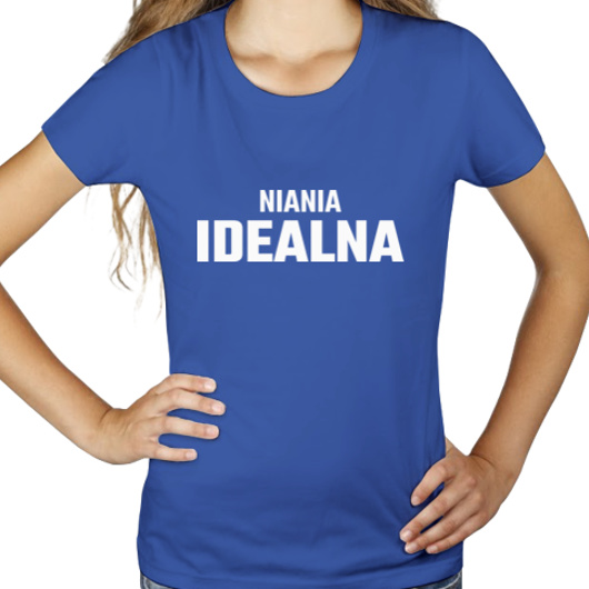 Niania Idealna - Damska Koszulka Niebieska