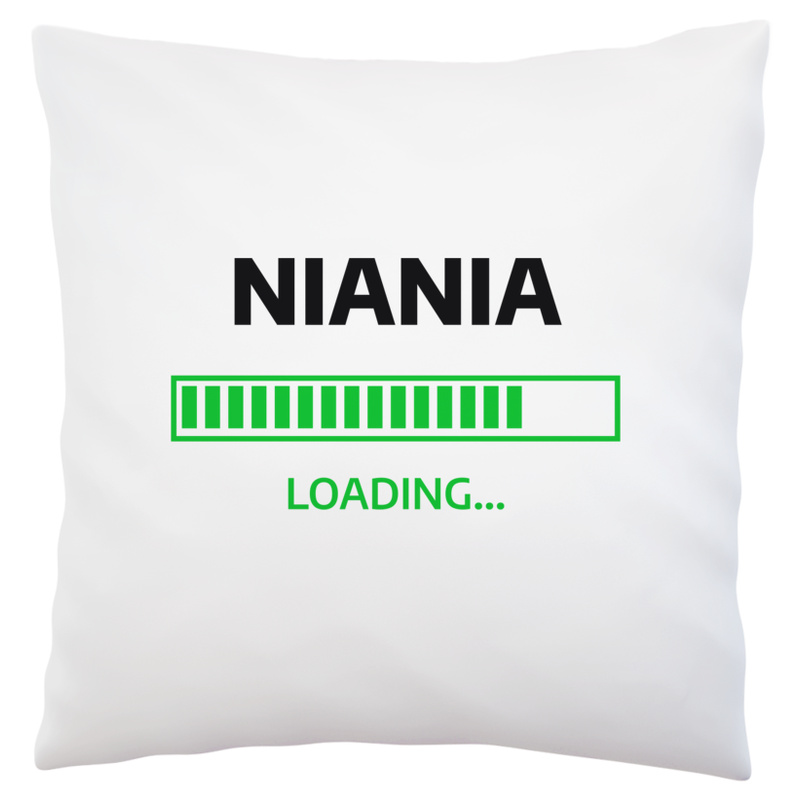 Niania Loading - Poduszka Biała