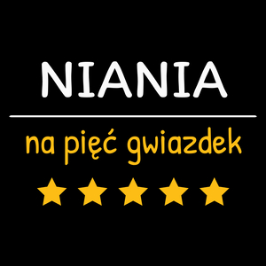 Niania Na 5 Gwiazdek - Torba Na Zakupy Czarna