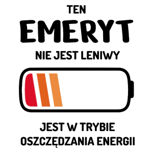 Nie Leniwy Emeryt - Kubek Biały