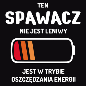 Nie Leniwy Spawacz - Męska Bluza Czarna