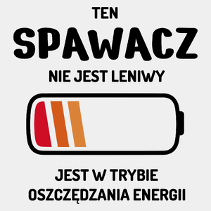 Nie Leniwy Spawacz - Męska Koszulka Biała