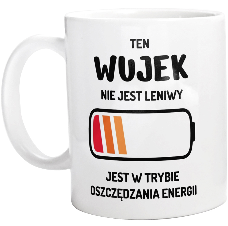 Nie Leniwy Wujek - Kubek Biały