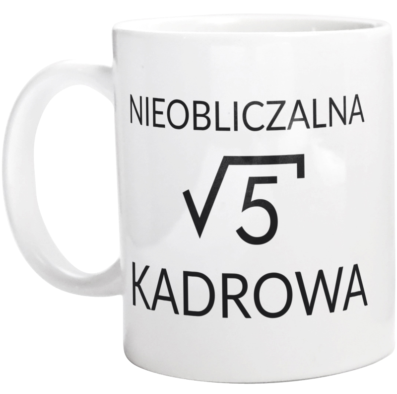 Nieobliczalna Kadrowa - Kubek Biały