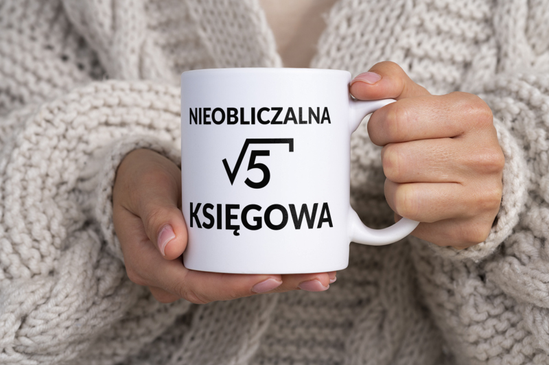 Nieobliczalna Księgowa - Kubek Biały