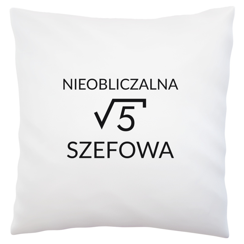 Nieobliczalna Szefowa - Poduszka Biała