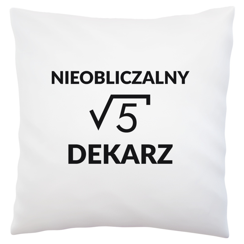 Nieobliczalny Dekarz - Poduszka Biała